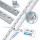 Airlineschiene Zurrschiene 4 x 2 m 2 Meter eckig m. Bohrungen u. Fitting Alu