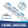 Airlineschiene Zurrschiene 4 x 2 m 2 Meter eckig m. Bohrungen u. Fitting Alu