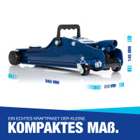 Hydraulischer Wagenheber 2000kg - T&Uuml;V Zertifiziert- 85-375mm