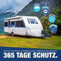 Deichselhaube Wohnwagen | Anh&auml;nger Deichselabdeckung mit Doppel-Klickverschluss | wasserdichte Anh&auml;ngerkupplung Abdeckung | Universal Abdeckung Anh&auml;ngerkupplung &amp; Anh&auml;ngerdeichsel