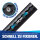NTG Blackline, Airlineschiene, halbrund 500mm, schwarz