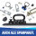 NTG Blackline, Airlineschiene, halbrund 500mm, schwarz