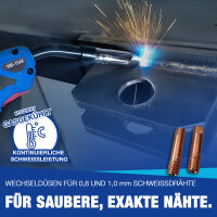 Schwei&szlig;brenner MB-15AK 3-5m MIG MAG Schutzgas Schlauchpaket Euro Zentralanschl.