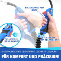 Schwei&szlig;brenner MB-15AK 3-5m MIG MAG Schutzgas Schlauchpaket Euro Zentralanschl.