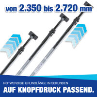 Klemmbalken, Einsatzbereich: 2350 - 2720 mm