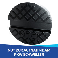 Gummiauflage mit Aufnahme f&uuml;r den NTG Wagenheber 2to