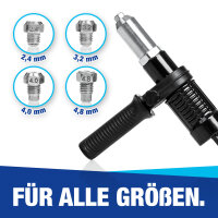 NTG Nietaufsatz f&uuml;r Akkuschrauber und Bohrmaschinen zum Nieten