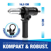 NTG Nietaufsatz f&uuml;r Akkuschrauber und Bohrmaschinen zum Nieten