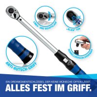 NTG Drehmomentschl&uuml;ssel 40 - 210 Nm mit Ergogriff und Alu Schonn&uuml;ssen