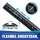 NTG Blackline Set 2x2m Airlineschiene Zurrschiene halbrund Aluminium schwarz Eloxiert &amp; 6x Einfach-Fitting Alu Sparset 1.1