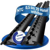 Aluminium Airlineschienen halbrunde Form 0,5-20 M -...