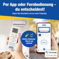 Klimaanlage Split 12000 BTU Vorgef&uuml;llt &amp; Energiesparend Energieklasse A+++ NTG
