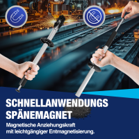 NTG magnetischer Sp&auml;nestab, mit 5 kg Kapazit&auml;t, 385 mm lang