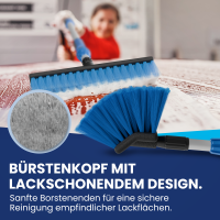 NTG Waschb&uuml;rste Autowaschb&uuml;rste Teleskopwaschb&uuml;rste in 2 Meter mit Innenliegender Wasserf&uuml;hrung Fensterputzer