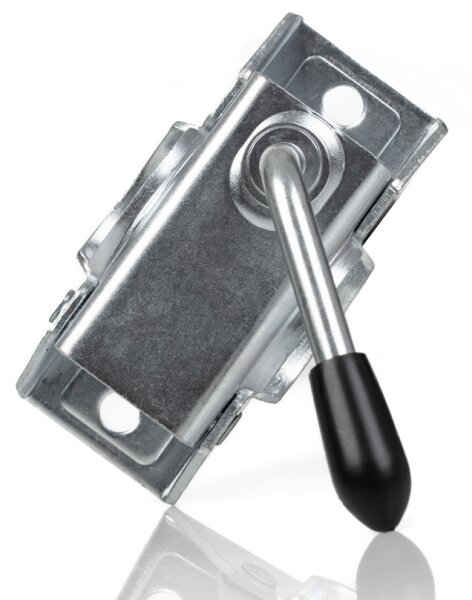 NTG Klemmhalter f&uuml;r St&uuml;tzrad und St&uuml;tzen f&uuml;r Anh&auml;nger | verzinkter Stahl | aufnahme f&uuml;r 48 mm Rohr | Knebelfeststeller | Klemmschelle f&uuml;r Anh&auml;nger