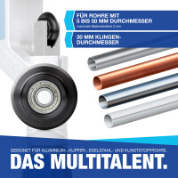 NTG Rohrschneider Set mit gro&szlig;em und kleinem Rohrschneider und Entgrater (3-50 mm)