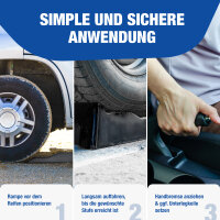 NTG Auffahrkeile (2er Set) &ndash;NTG 3-stufige Nivellierung bis 3000 kg pro Set Camper