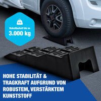 NTG Auffahrkeile (2er Set) &ndash;NTG 3-stufige Nivellierung bis 3000 kg pro Set Camper