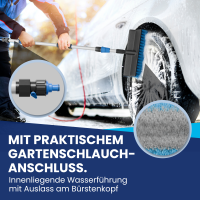 NTG Waschb&uuml;rste Autowaschb&uuml;rste Teleskopwaschb&uuml;rste in 2 &amp; 3 Meter mit innenliegender Wasserf&uuml;hrung Fensterputzer