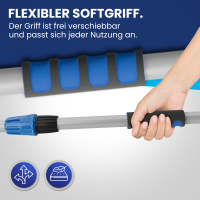 NTG Waschb&uuml;rste Autowaschb&uuml;rste Teleskopwaschb&uuml;rste in 2 &amp; 3 Meter mit innenliegender Wasserf&uuml;hrung Fensterputzer