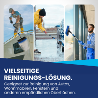NTG Waschb&uuml;rste Autowaschb&uuml;rste Teleskopwaschb&uuml;rste in 2 &amp; 3 Meter mit innenliegender Wasserf&uuml;hrung Fensterputzer