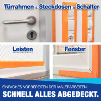 Maler Kreppband Profi Goldband 30mm&times;50m Malerkrepp Abdeckband Menge 3 - 50 St&uuml;ck