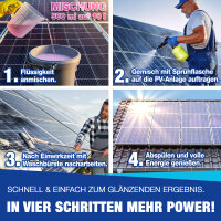 Solarmodul Reiniger Konzentrat NTG 1000ml &ndash; Photovoltaik-Reiniger, streifenfrei, f&uuml;r PV