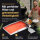 Plancha Grillplatte Edelstahl 40&times;30 cm + Spachtel I Rostfrei &amp; formstabil NTG