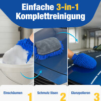 NTG Reinigungshandschuh eine Seite Frotte und eine Seite...