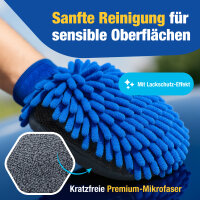 NTG Reinigungshandschuh eine Seite Frotte und eine Seite Microfaser 20 x 16 cm