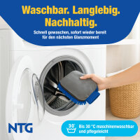 NTG Reinigungshandschuh eine Seite Frotte und eine Seite Microfaser 20 x 16 cm