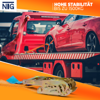 Spanngurte Autotransport Zurrgurte Gurt 4 St&uuml;ck Set Reifengurt Anh&auml;nger PKW DIN