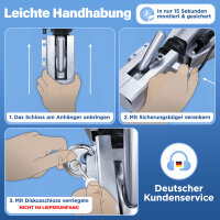 Anh&auml;ngerschloss Deichselschloss hochwertig Verzinkt I Optimaler Schutz Deagle