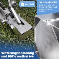 Anh&auml;ngerschloss hochwertig Verzinkt mit Rundschloss I Optimaler Schutz Deagle