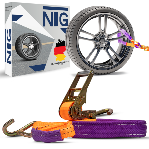 Spanngurt Auto Transport Zurrgurt, ein Zurrpunkt