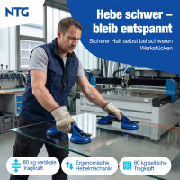 Doppelsaugheber 2er Set  &ndash; Tragkraft 60kg &ndash;...