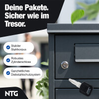 Paketbox f&uuml;r Outdoor-Bereich &ndash; Verzinkte &amp;...