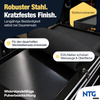 NTG Werkzeugwagen LEER &ndash; Werkstattwagen mit 7 kugelgelagerten Schubladen