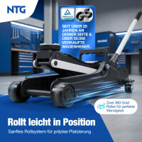 Wagenheber 2,5t Flach 85-375mm Rangierwagenheber T&Uuml;V Zertifiziert Variante