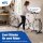 Fahrradst&auml;nder 2er-Set Indoor aus Stahl f&uuml;r 2 R&auml;der 20-29 Zoll, bis 6,5 cm breit