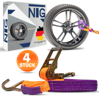 Auto Zurrgurt Spanngurt Autotransport 4 St&uuml;ck Set...