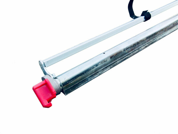 Kleiderstange mit Kunststoffendst&uuml;ck, 2420-2510mm