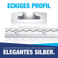 Airlineschiene Zurrschiene 4 x 1 m 1 Meter eckig m....