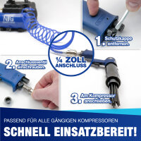 Druckluft Nadelentroster