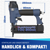 2 in 1 Druckluft - Nagler und Hefter