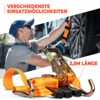 Spanngurt Auto Transport Zurrgurt, Dreipunkt
