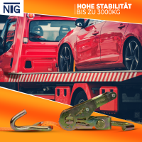 Spanngurt Auto Transport Zurrgurt, Dreipunkt