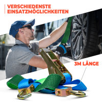 Spanngurt Auto Transport Zurrgurt, Dreipunkt