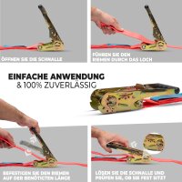 Zurrgurt 5 to mit Ratsche, 6 m lang