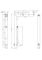 St&uuml;tzbein 18t, A2 tele 1x100, 1430/1330 mm lg., mit...